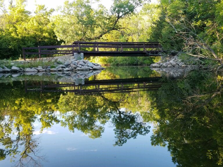 The lake at Lake Hiddenwood State Park provided a scenic view prior to 2018. Courtesy photo