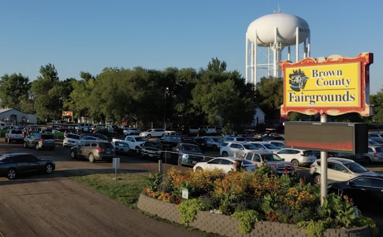 The Brown County Fair is held every August in Aberdeen. Image of the entrance of the fairgrounds.