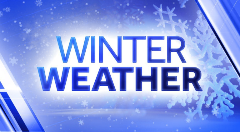 Winter weather graphic