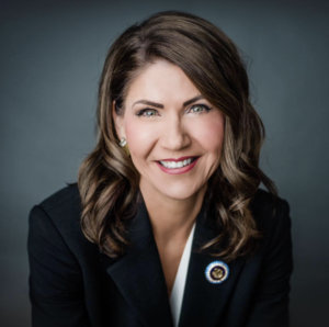 Head and shoulders photo of Kristi Noem counties