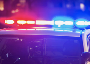 Huron man dies in Spink County wreck on Tuesday 1 Flashing police lights image