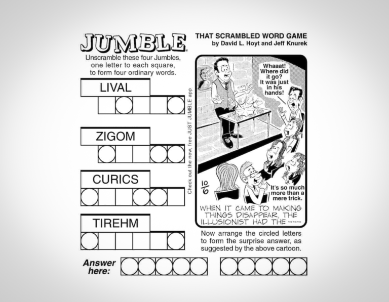 jumble copy