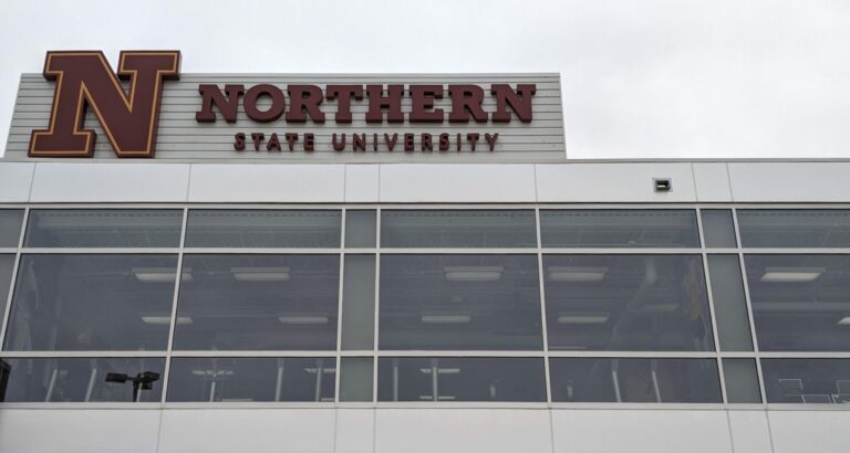 Image of Northern State University Barnett Center exterior. Aberdeen Insider photo by Scott Waltman. regents