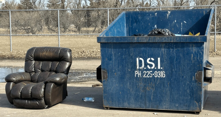 Illegal dumping at Brown County Landfill drop sites is an ongoing problem a subject to a fine. Photo courtesy of Mike Scott