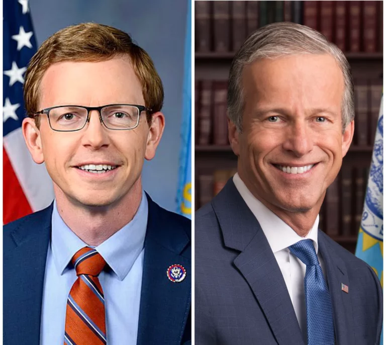 Dusty Johnson and John Thune