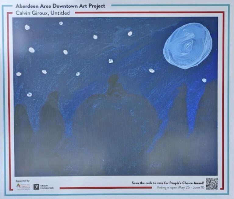 Art from nine individual local artists is featured in this year's Downtown Art Project. Voting for a People's Choice Award continues through June 10. Aberdeen Insider photo by Scott Waltman