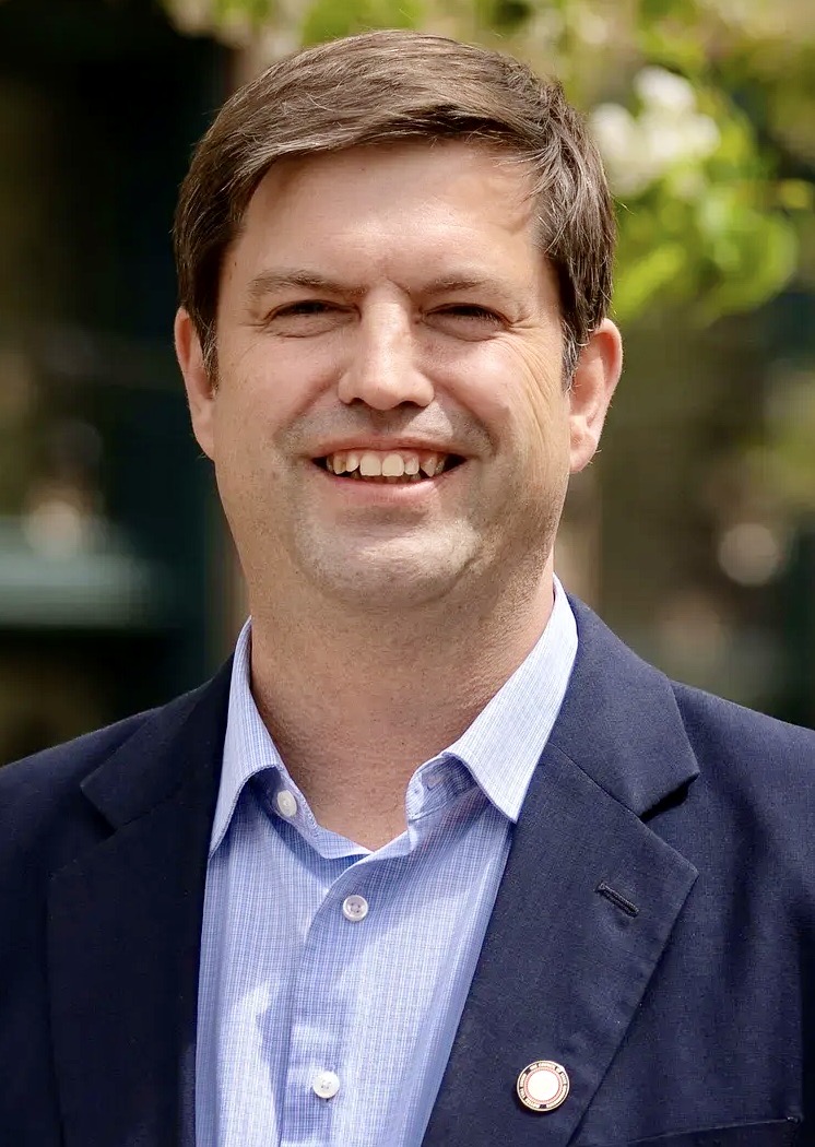 Dan Ahlers, executive director, South Dakota Democratic Party, Huron school