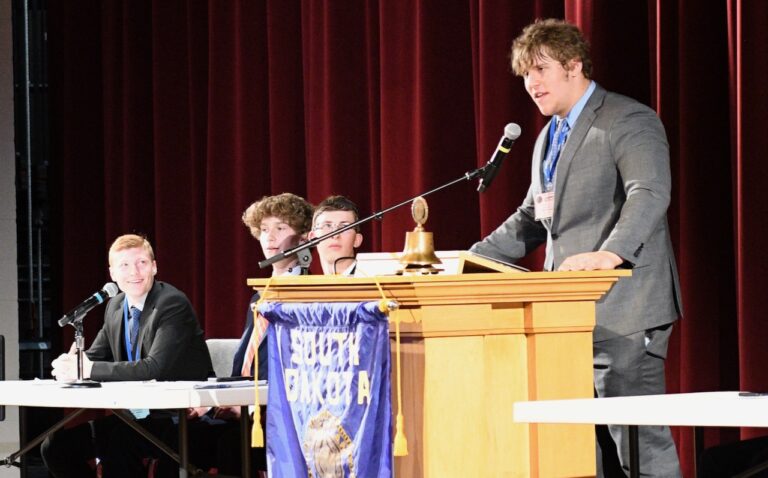 Boys state governors candidates debate topics.