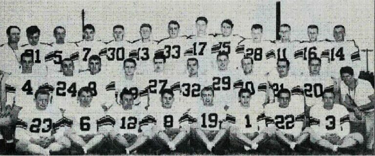 The 1953 Northern State football team finished 8-0 and will be inducted into the Northern State Athletic Hall of Fame this year. Photo courtesy of Northern State