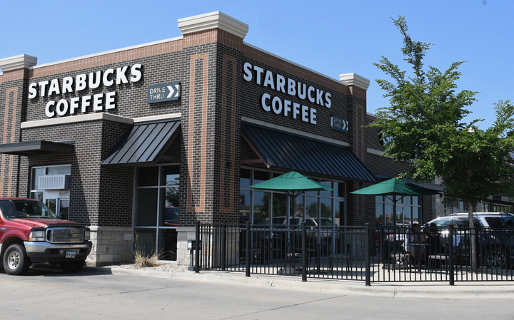 Workers at one of the Starbucks coffee shops in Aberdeen hope to unionize. Aberdeen Insider photo by Elisa Sand