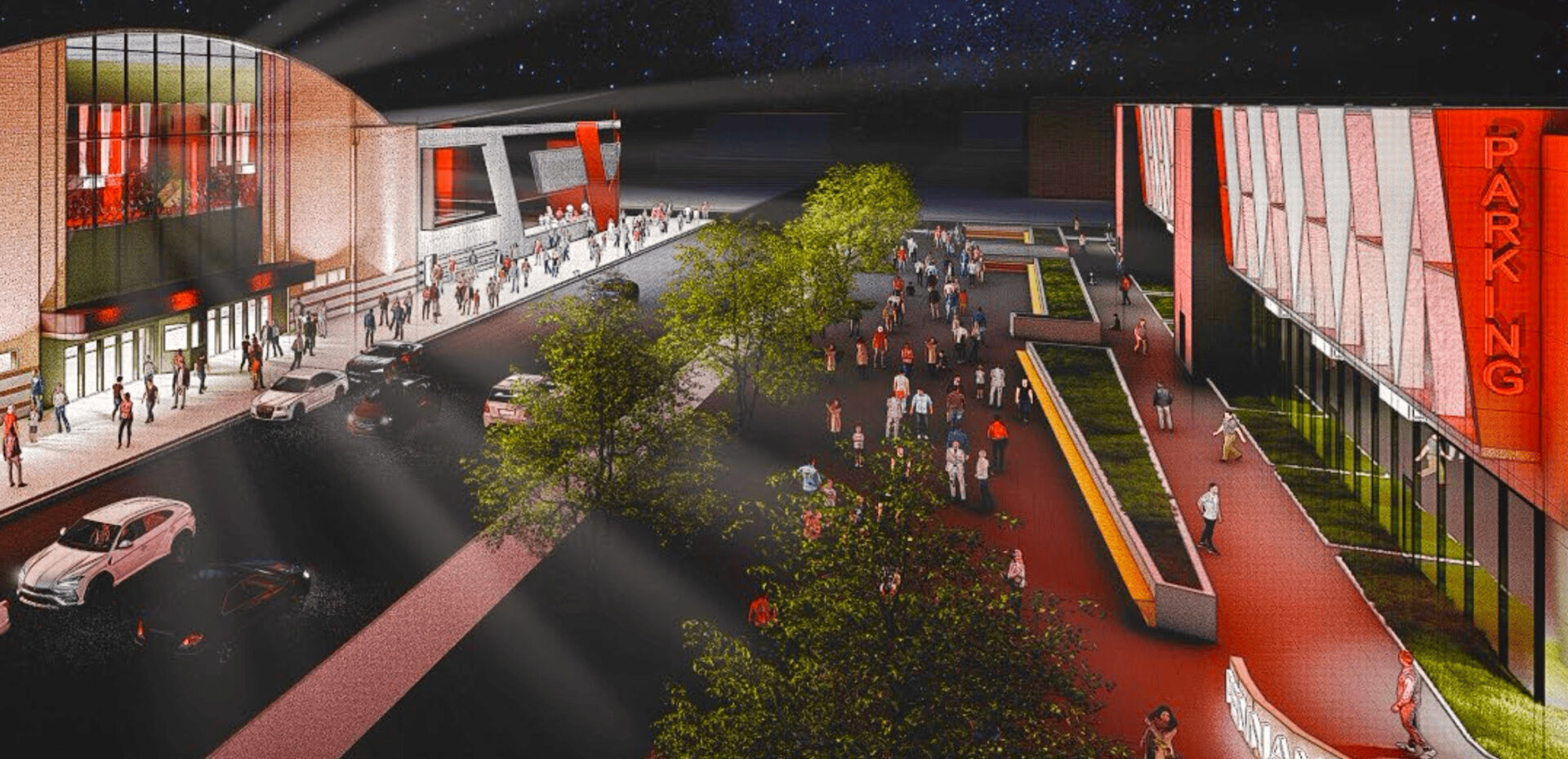 Summer interns for CO-OP Architecture spent last summer working on a project that would completely revamp the Aberdeen Civic Arena. The work was not requested by the city. Rendering courtesy of CO-OP Architecture