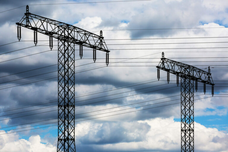 Electricity pylons