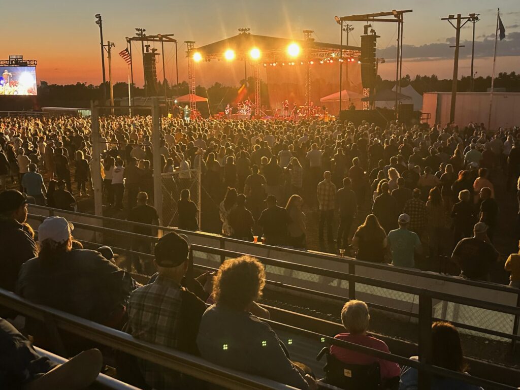 The Wednesday night concert at the Larry Gerlach Grandstand featured Thompson Squared, Arrin Tippin and Colin Raye. The Brown County Fair continues through Sunday. Photo courtesy of Mike Scott