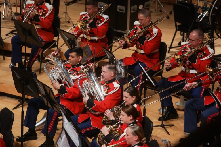 About 65 to 70 members of the U.S. Marine Band are touring the Midwest and have a stop in Aberdeen on Oct. 6. Courtesy image