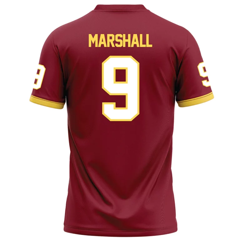 Athlete's Tread, in a partnership with Northern State University, is offering name, image and likeness jerseys, sweatshirts and shirts for NSU athletes, including football player Ian Marshall. Image courtesy of Athlete's Tread