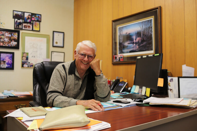 Tim Rich, owner and president of Aberdeen Finance Corp., recently celebrated 50 years with the company. Aberdeen Insider photo by Symmone Gauer