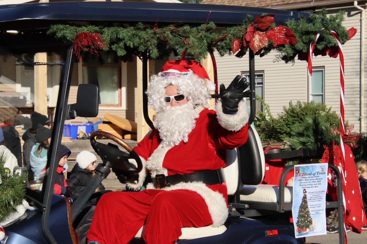 Gallery: 40 photos from Northern State University's homecoming celebration 33 Santa Claus made a cameo performance in the Yelduz Shrine entry promoting the group's upcoming Feztival of Trees. The Northern State homecoming parade was Saturday, Oct. 7. Aberdeen Insider photo by Elisa Sand