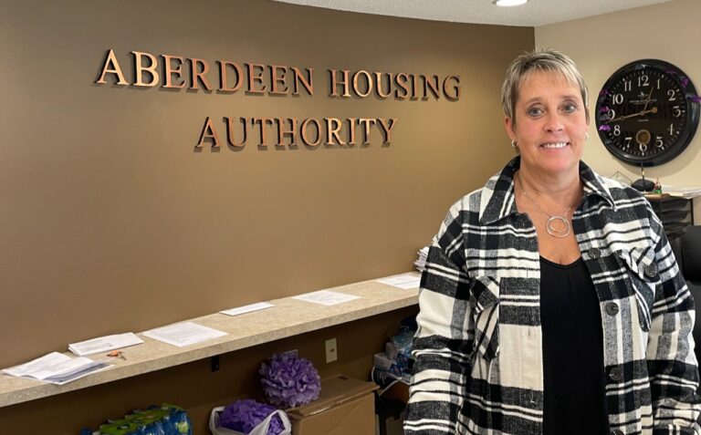 Jody Zueger is wrapping up 26-year career leading the Aberdeen Housing Authority. Aberdeen Insider photo by Elisa Sand