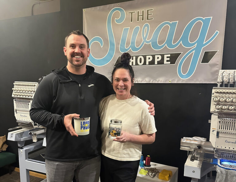 Kyle Walz and Tiffany Langer have opened the Swag Shoppe on South Main Street. Courtesy photo