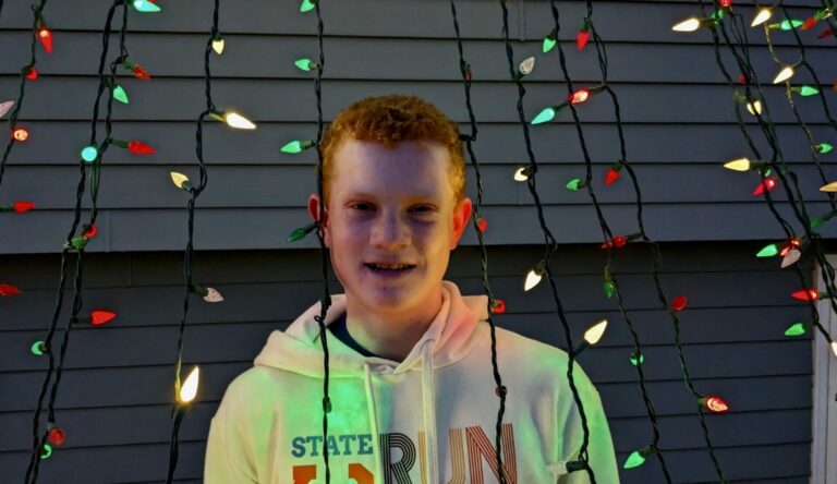 Frederick eighth-grader Howard Sumption has created an impressive Christmas display in his family's yard near Barnard. Aberdeen Insider photo by Scott Waltman