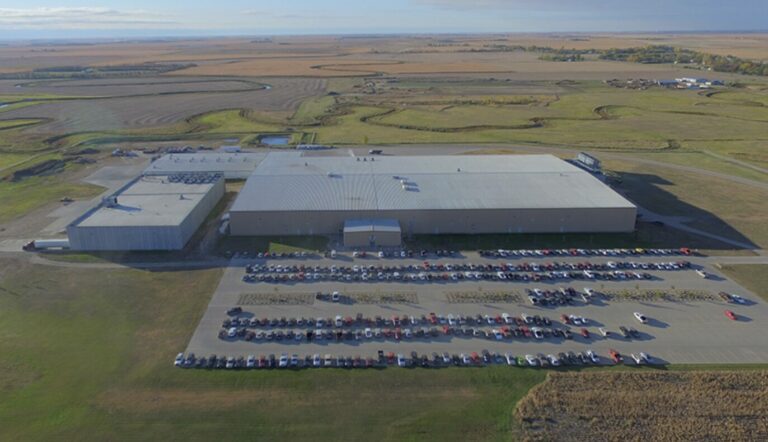An areal view of DemKota Ranch Beef in Aberdeen. Courtesy photo
