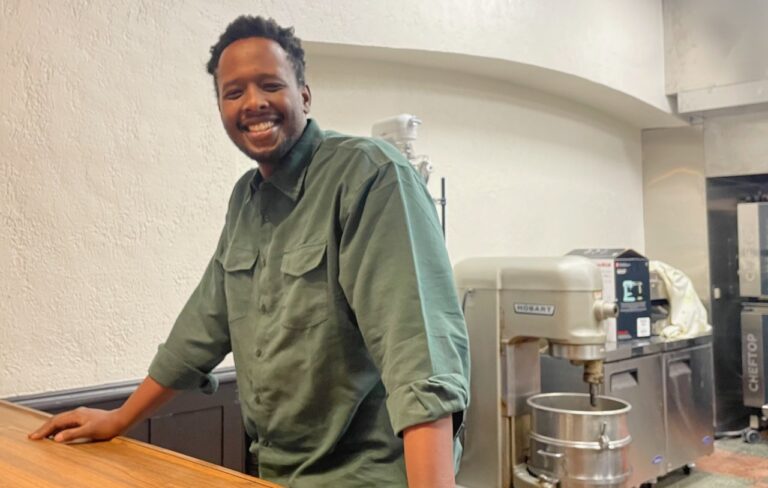 Jean-Christophe Niyonkuru is set to open LaRue's Bakery later this month. Aberdeen Insider photo by Elisa Sand