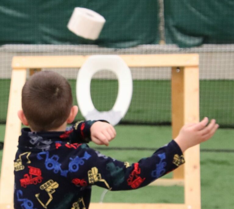 Youth played a variety of games at Dome Fun Days on Saturday, Feb. 24. Aberdeen Insider photo by Elisa Sand
