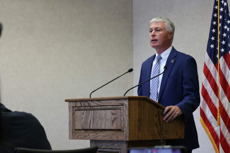South Dakota Attorney General Marty Jackley announced charges against 11 inmates in connection to a disturbance at the men's prison in March. Photo courtesy of The Dakota Scout.