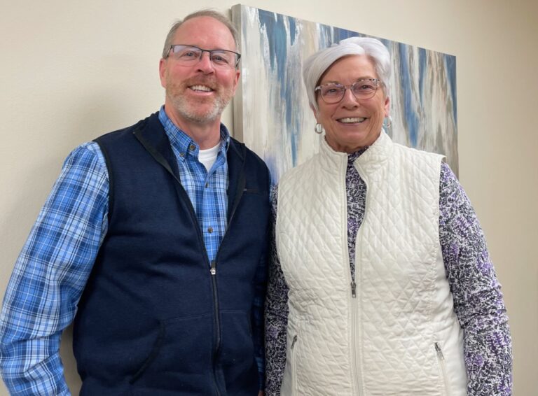 David Vetch, director of the Aberdeen Catholic Foundation, and Laurie Campbell are working with a team of volunteers to organize a pastorate-wide event for the Catholic churches in the Aberdeen area on June 1. Aberdeen Insider photo by Elisa Sand.