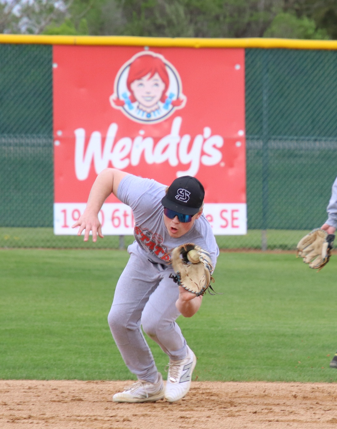 State tournament is the goal as Smittys start baseball season 1 Zane Backous works on fielding during an Aberdeen Smittys spring practice. The Smittys open the season at home on Sunday, May 12. Aberdeen Insider photo by Robb Garofallo.