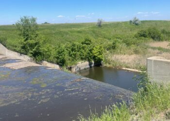 The Richmond Lake spillway replacement is a two-year project starting in 2026 and continuing through 2027. Oversight of the project is being handled by South Dakota School and Public Lands. Aberdeen Insider file photo by Elisa Sand.