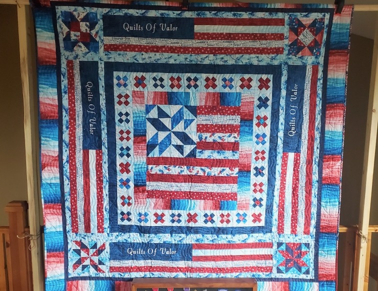 This Quilt of Valor was presented Sunday, June 23, to Army veteran Daniel Noethlich of Doland. Courtesy photo.