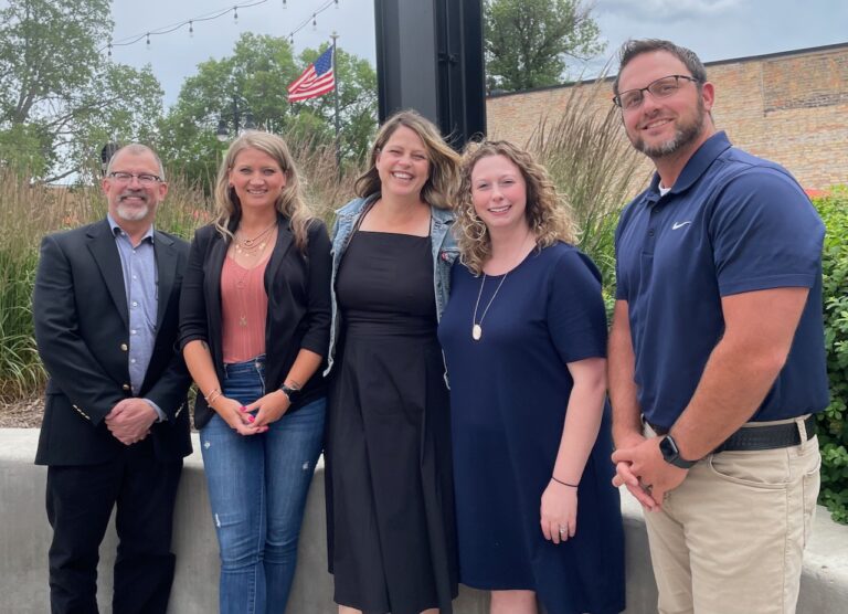 Some of the board members for the new 5th Circuit Court Appointed Special Advocates program are, from left, Adam Altman, Ashley Hofland, Gina Karst, Mariah Bloom and Brian Carrels. Aberdeen last had a CASA program in 2011. Aberdeen Insider photo by Elisa Sand.
