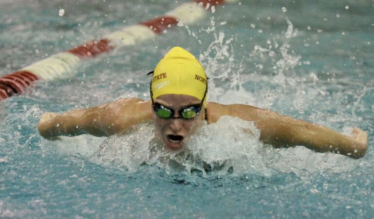 Three-time national champion Hannah Kastigar will be inducted to the Northern State University Athletic Hall of Fame later this year. Photo courtesy of Northern State.