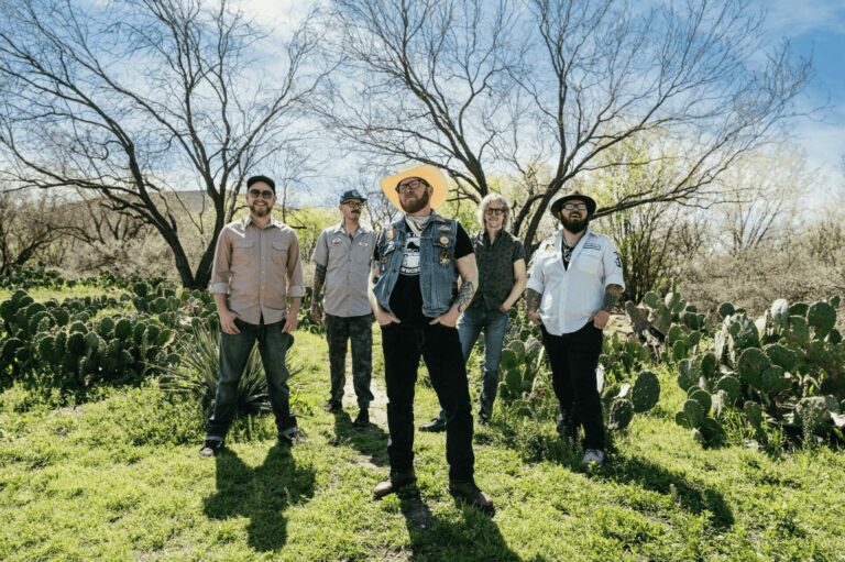 Adam Hooks, center, brings his band Hooks & the Huckleberries to Aberdeen for the Pauer of Music Festival. The band plays at 6 p.m. Saturday, Aug. 3. Others in the band are, from left, Dustin Hoag (drums), Josh Lee (guitar), Jesse Mortensen (bass) and Ken “Southpaw” Easton (keys, mandolin, vocals). Courtesy photo.