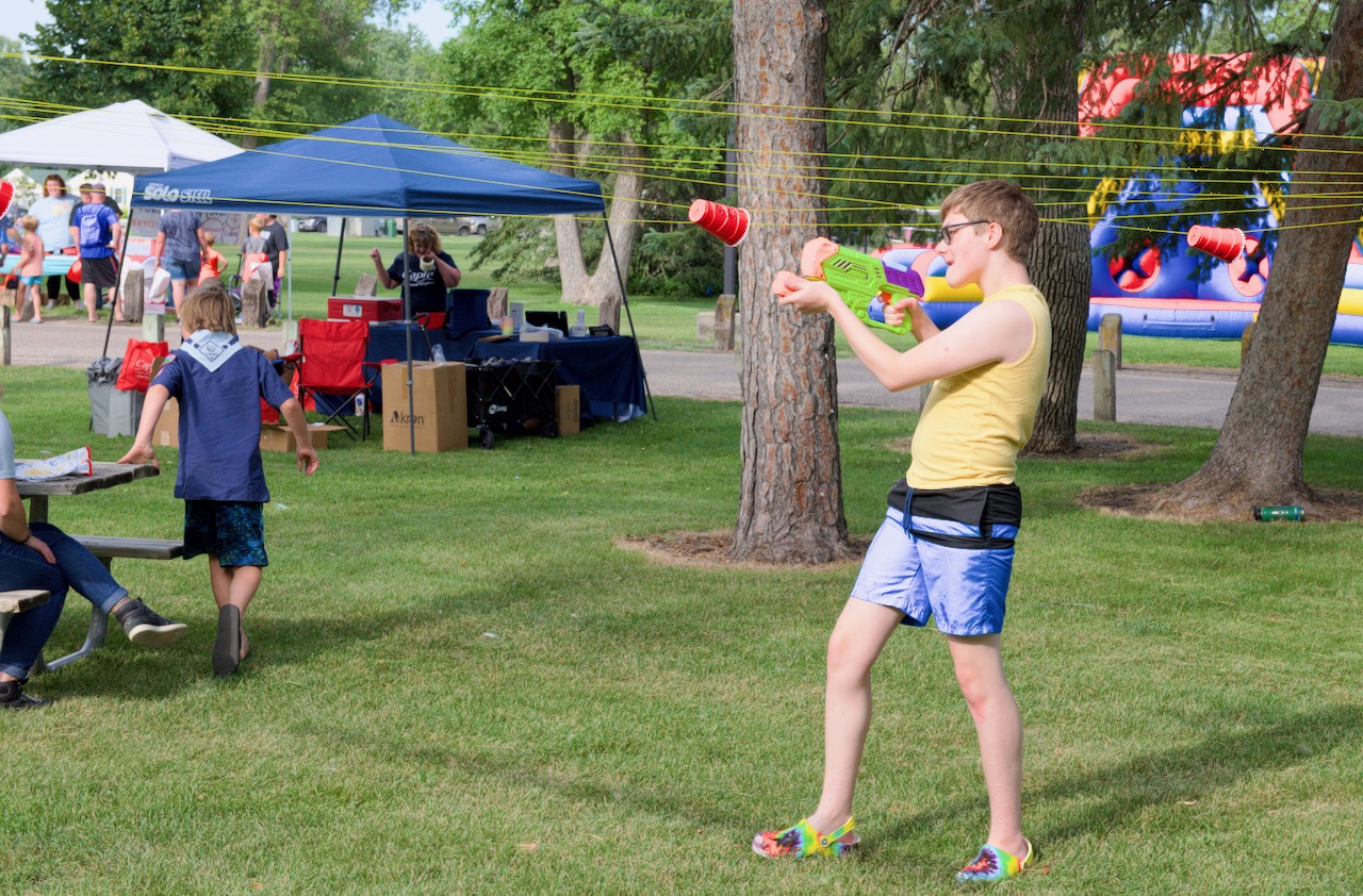 A variety of games and activity are available for youth at National Night Out, which is Tuesday, Aug. 6. Aberdeen Insider photo by Troy McQuillen.