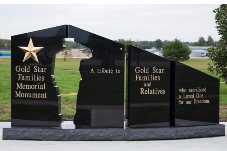 The Old Cronies Motorcycle Club expects to have a Gold Star Family Memorial installed at Anderson Park this fall. Courtesy photo.