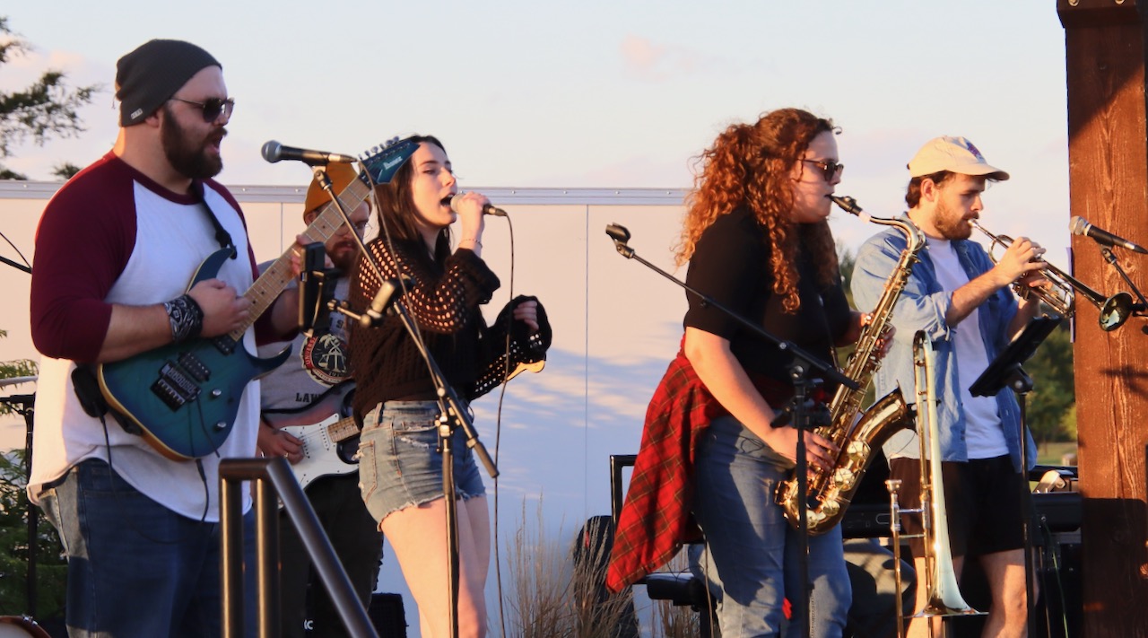 Citrisity closed the evening at the Kuhnert Arboretum Music Festival on Saturday, Sept. 21. Aberdeen Insider photo by Elisa Sand.