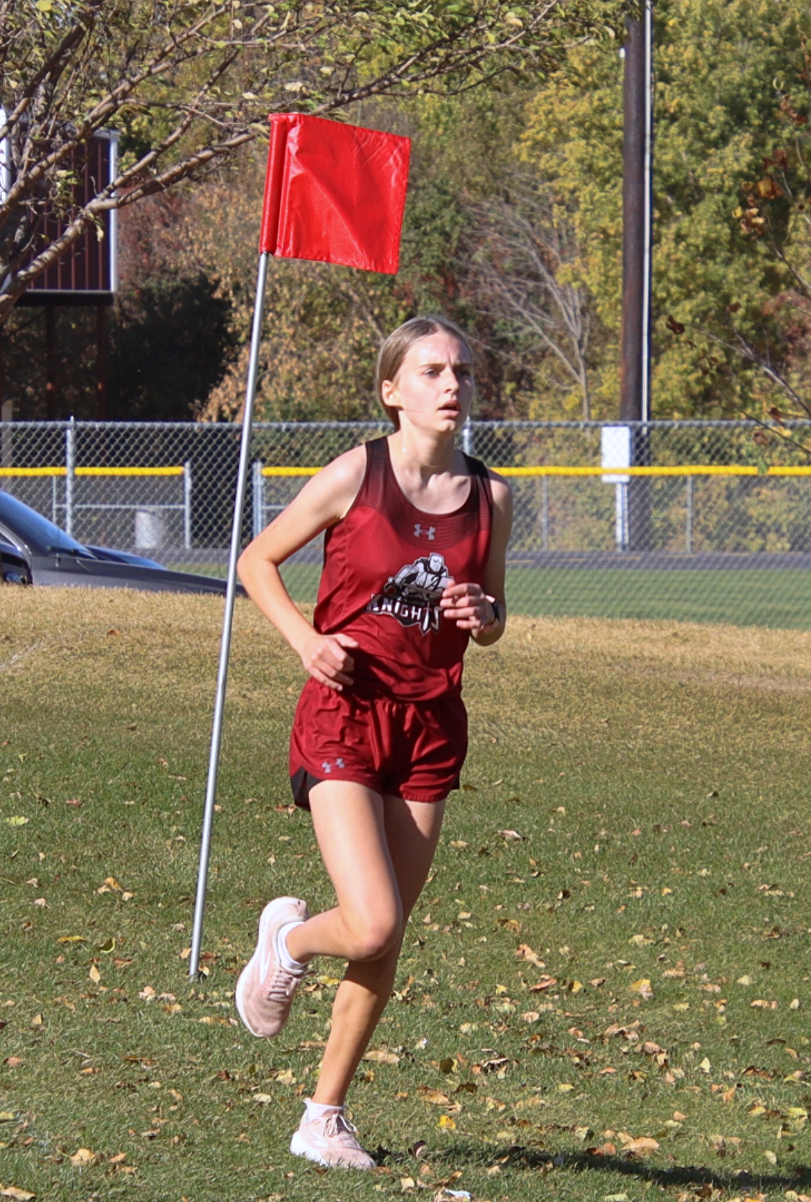 Scoring snafu nearly leaves Roncalli runner out of state cross-country meet 5 Aberdeen Christian's Clara Herreid runs during the Region 1B cross country meet Wednesday, Oct. 16 in Webster