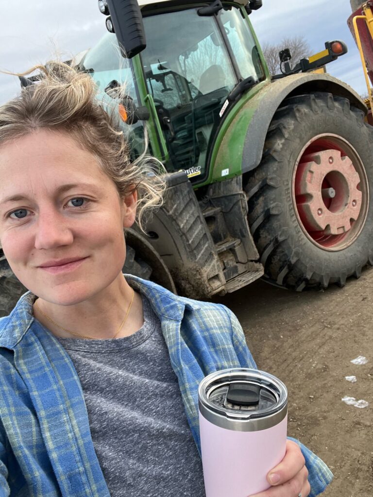 Beef specialist Blair Andrews has seen great results in feeding Enogen corn in the Andrews' family feedlot near Hecla. Courtesy photo.
