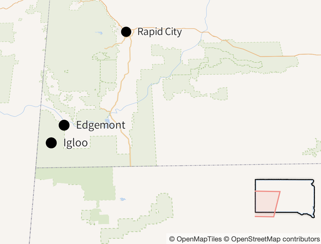 'Bunker' town Igloo in southwestern South Dakota