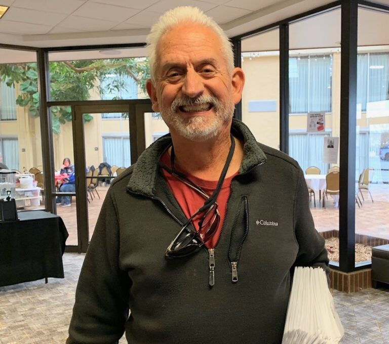 Ray Archuleta shared his thoughts on regenerative farm practices at the Northern Plains Sustainable Ag Society Food & Farming Conference in Aberdeen. Photo courtesy of Connie Sieh Groop.
