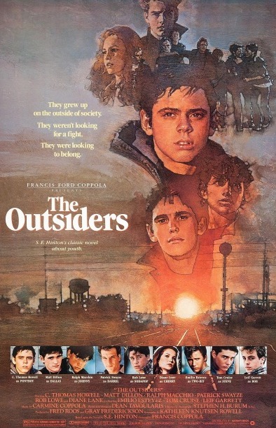 A film viewing of "The Outsiders" followed by a question and answer session with one of its actors is planned on March 29. Courtesy image.
