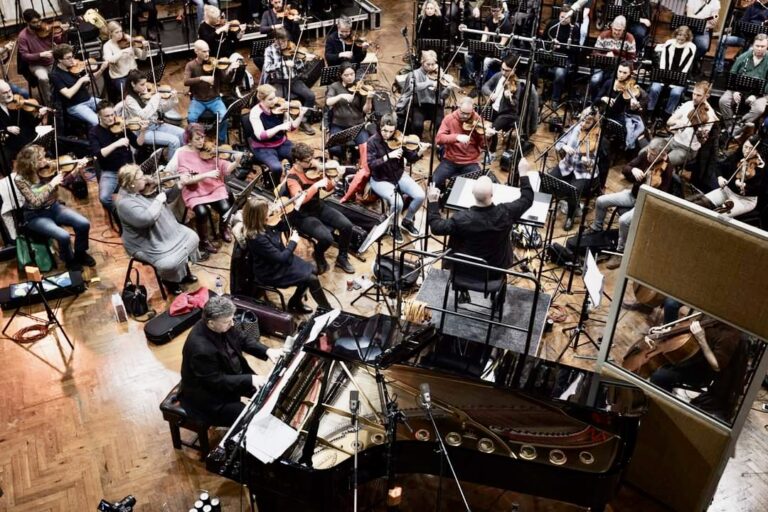 Jeffrey Biegel, at the piano, will join the Aberdeen University/Civic Symphony for a performance of "Rhapsody in Red, White & Blue" on Saturday, March 1 at the Johnson Fine Arts Center. Photo courtesy of Benjamin Ealovega.