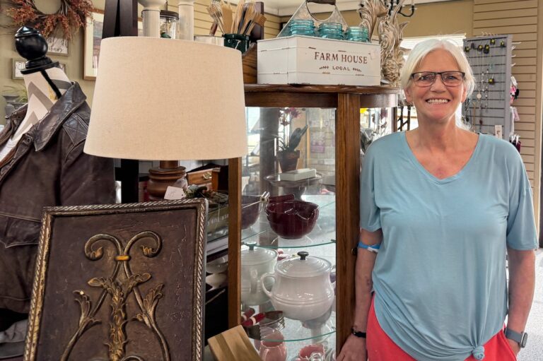 Lynne McCafferty, owner of Southern Shack Designs, is having the first of several inventory closeout sales in early March. Aberdeen Insider photo by Elisa Sand.