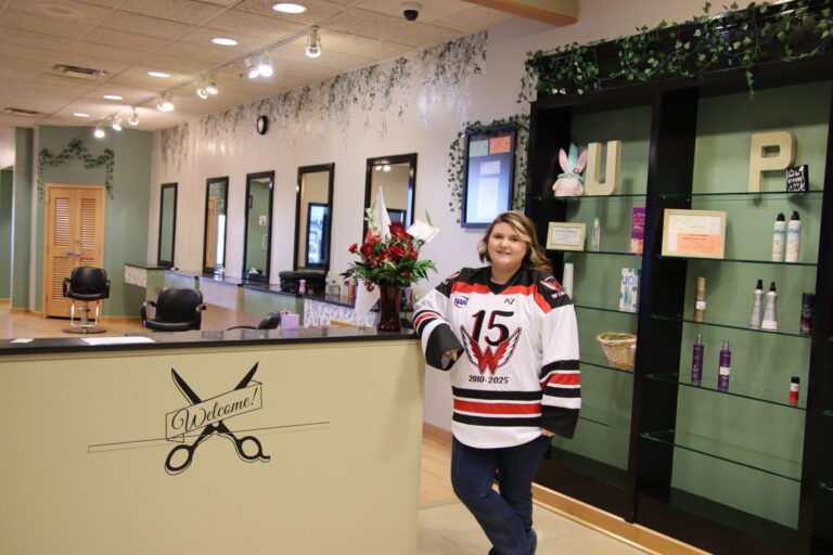 Brittany Florey is the owner of Uptown Hair, a new hair salon in Uptown Aberdeen. Call 605-725-8696 to book an appointment. Aberdeen Insider photo by Shannon Marvel.