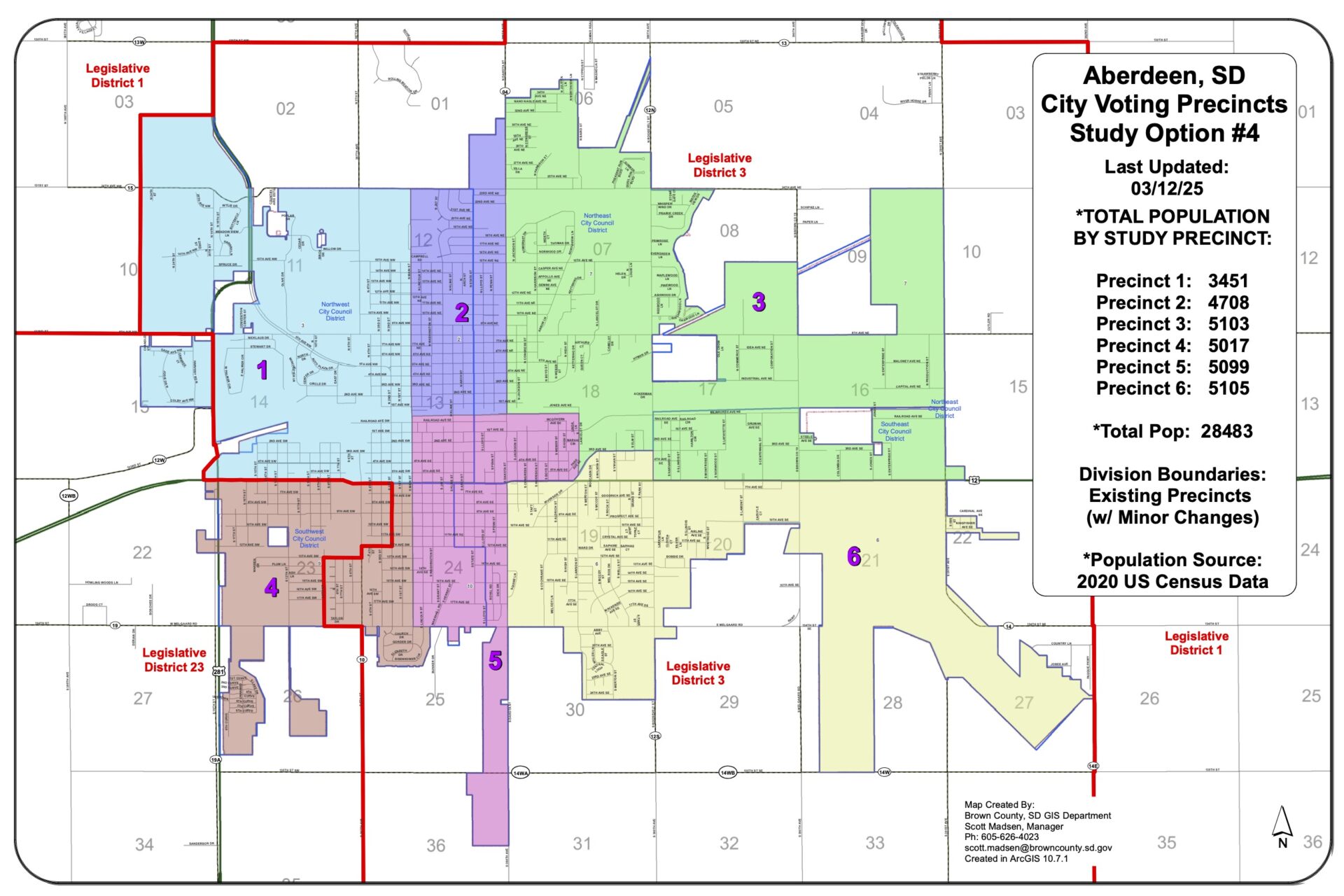 Brown County commissioners review precincts options; no plan to change from vote centers 4 City voting precinct option four.