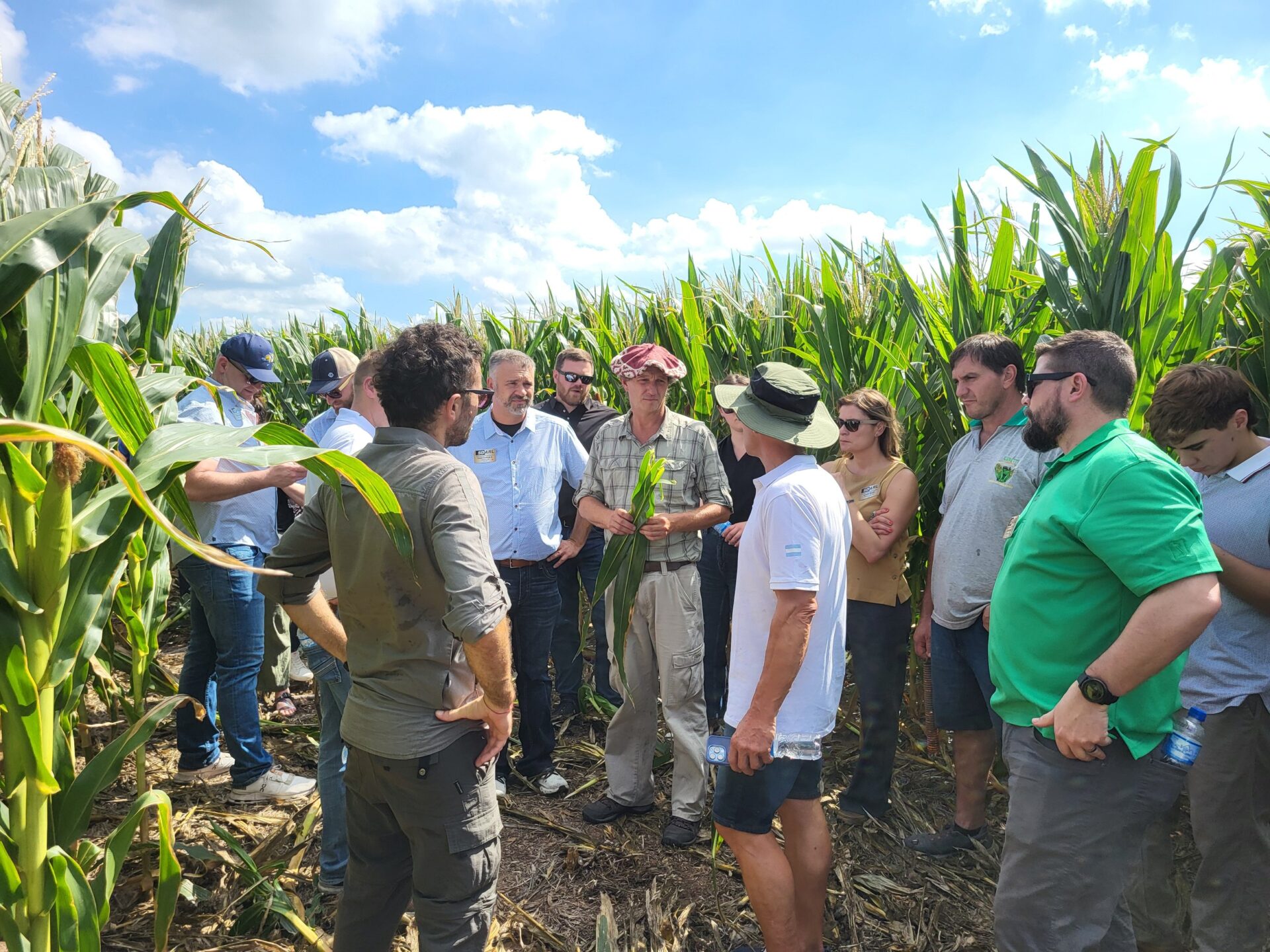 Field tours were part of a recent South Dakota Ag and Rural Leadership visit to Argentina. Five local residents were part of the trip. Courtesy photo.