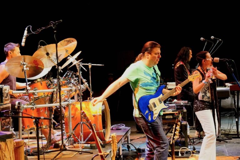 Brulé includes Paul Summers LaRoche, his son Shane Summers on drums, Vlasis Pergais on guitar and his daughter Nicole Summers on the flute. Courtesy photo.