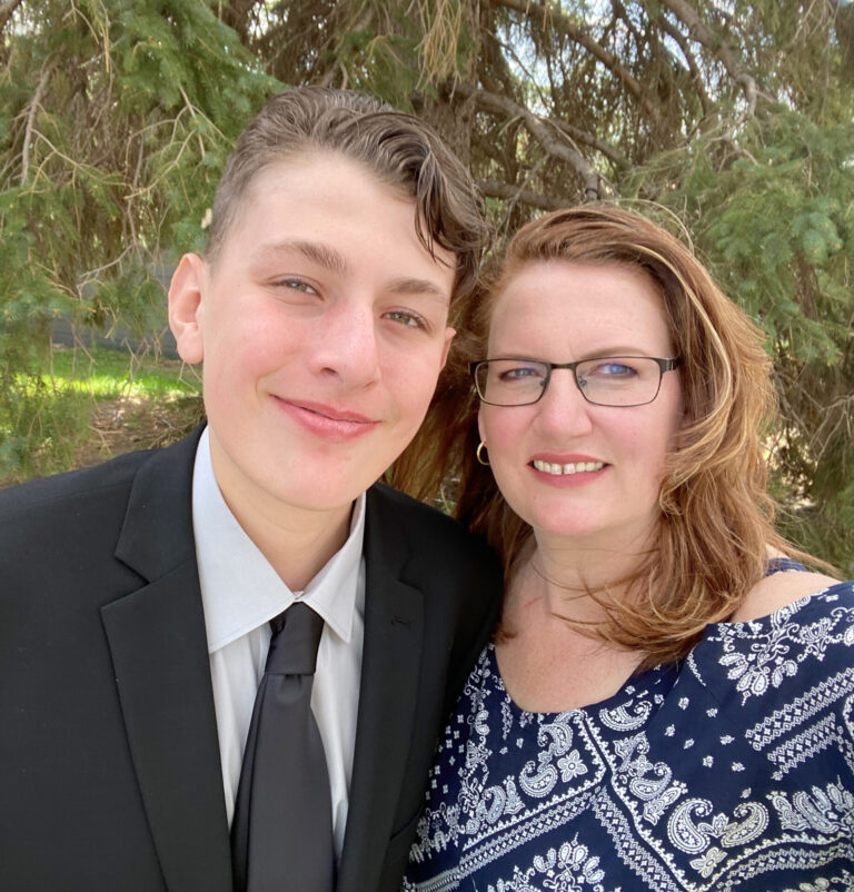 Donovan Knecht and his mother Michelle Knecht will both graduate fro Northern State University on Saturday, May 10. Courtesy photo.
